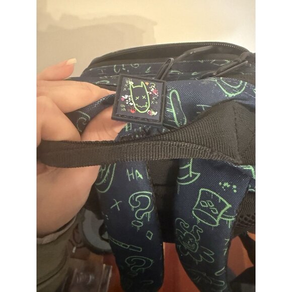 WolfPACK 9L Mini DC Villain Batman Backpack blue and green - Picture 3 of 7